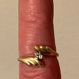 14 kt. Yellow gold pinkie ring